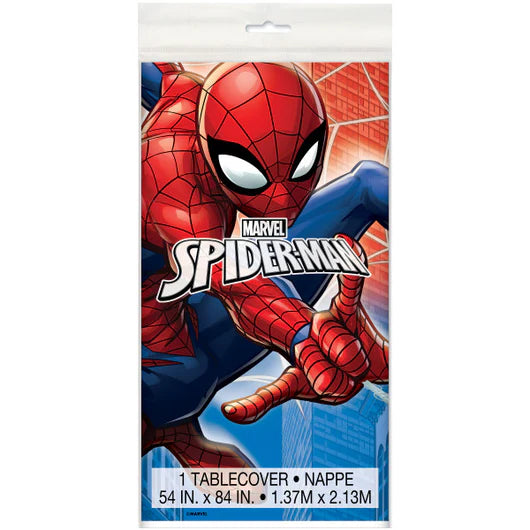 Spiderman Plastic Table Cover (54"x84")