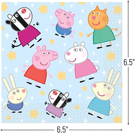 Peppa Pig Luncheon Napkins (Pack of 16)