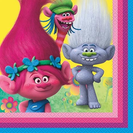 Trolls Dinner Dinner Napkins 16 CT