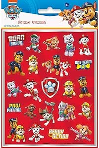 Paw Patrol Sticker Sheets, 4ct, 80 Stickers