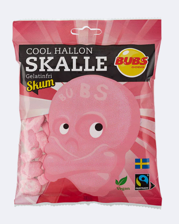 Swedish Bubs Skalle Sour Cool Raspberry