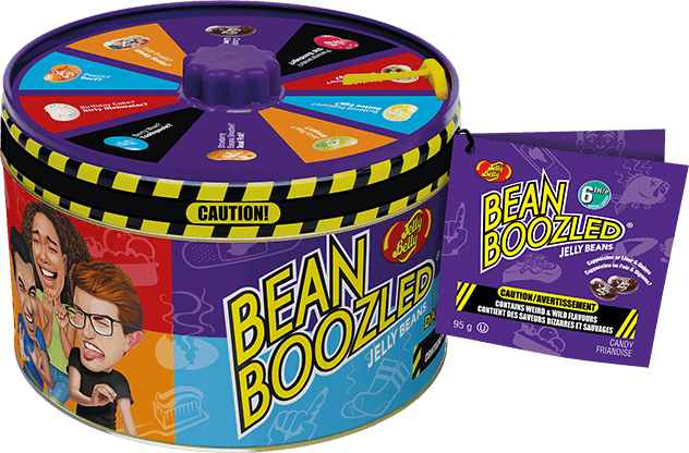 BEANBOOZLED JELLY BEANS 7 TH EDITION SPINNER TIN