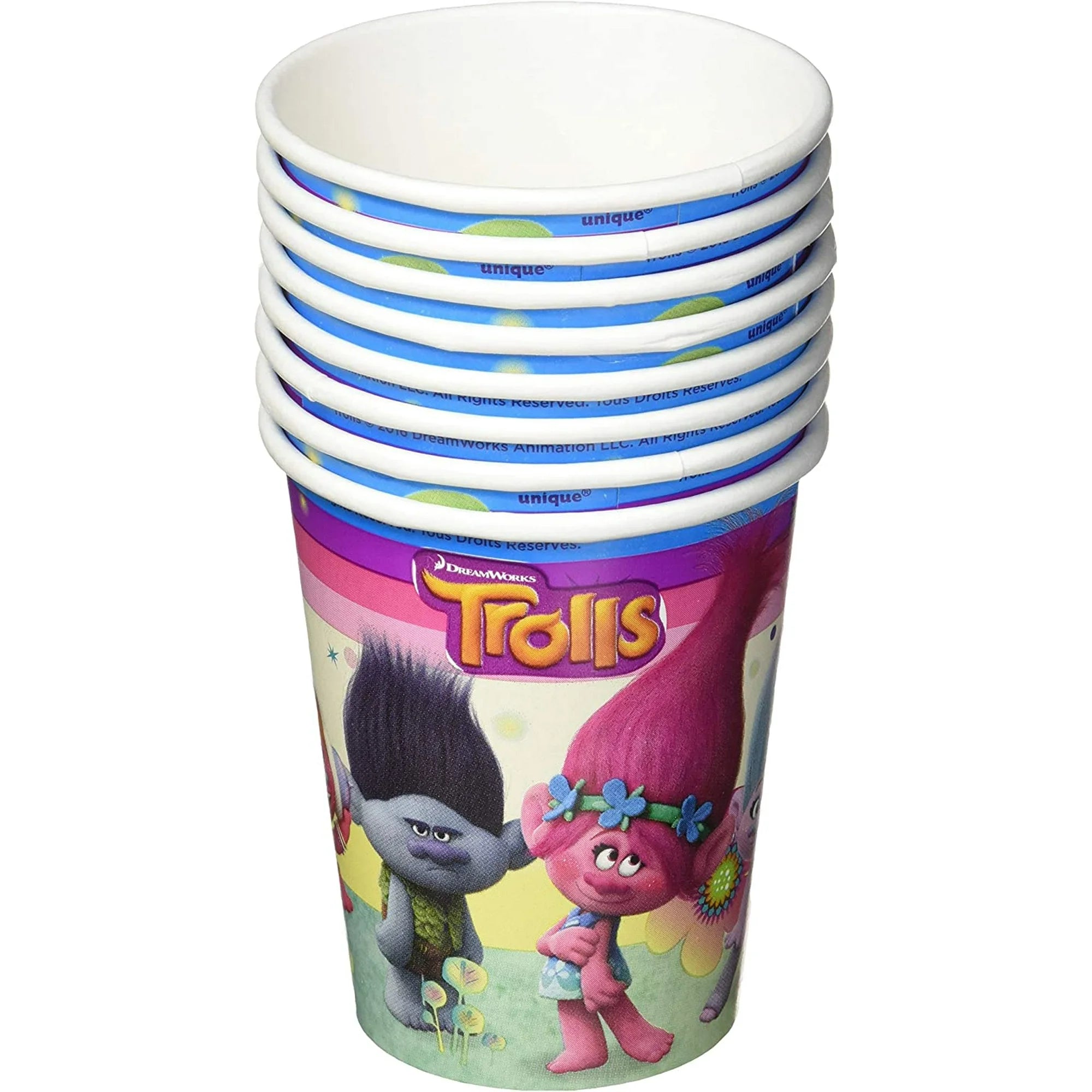 Trolls 9oz Party Cups 8 per Pack