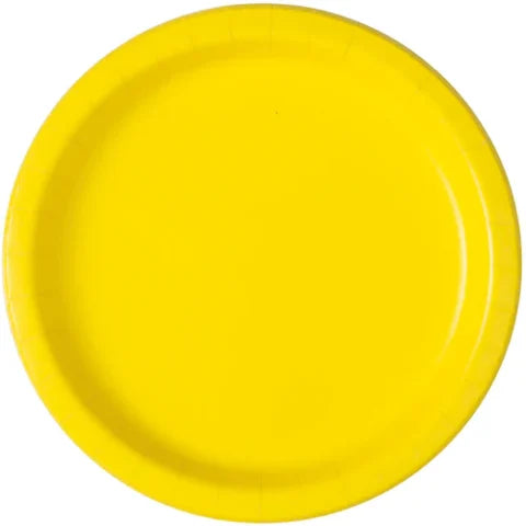 Neon Yellow Lunch Plates, 16ct (99154)