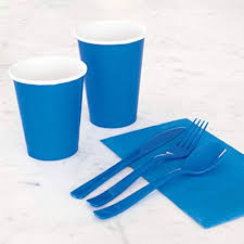 9oz Royal Blue Paper Cups, 14ct (31476)