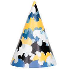 Batman Plastic Party Hats 1ct