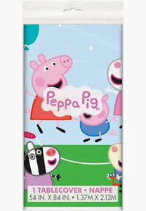 Peppa Pig Rectangular Plastic Table Cover, 54" x 84