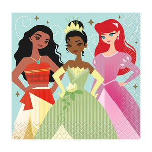 Disney Princess Beverage Napkins, 16 Count