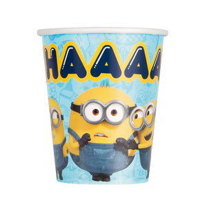 Minions Paper Cups 9 Ounces, 8 Count