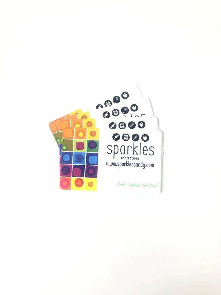 Sparkles electronic gift card